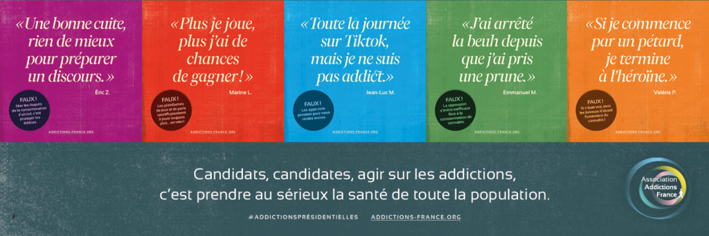 "J'ai arrêté la beuh depuis que j'ai pris une prune, Emmanuel M." Candidats, Candidates, agir sur les addictions, c'est prendre au sérieux la santé de toute la population